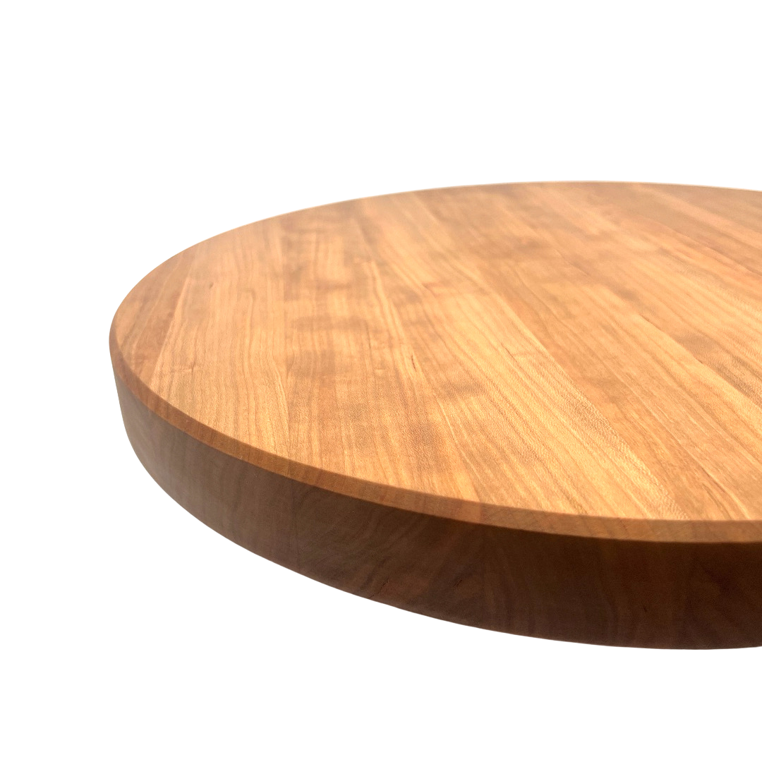 Artisan Crafted Round Cutting Board | Cherry, Walnut, Mahogany, Maple