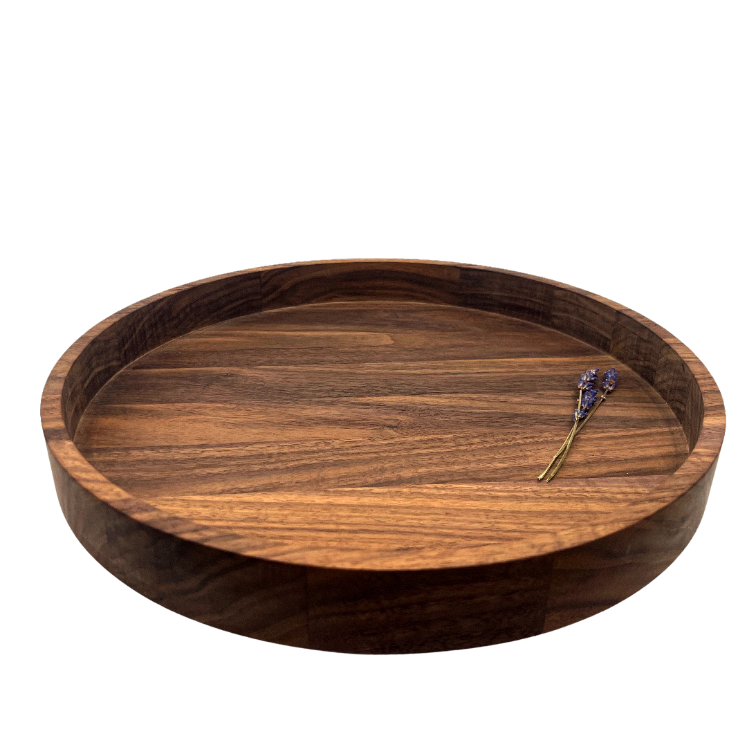 Walnut Tray, Round