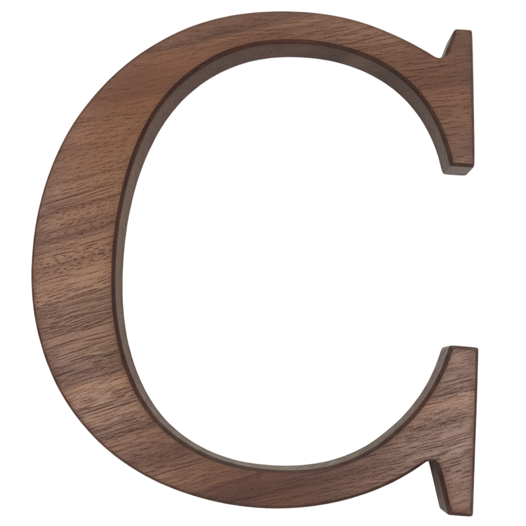 Custom Hardwood Monogram | Personalized Wall Décor
