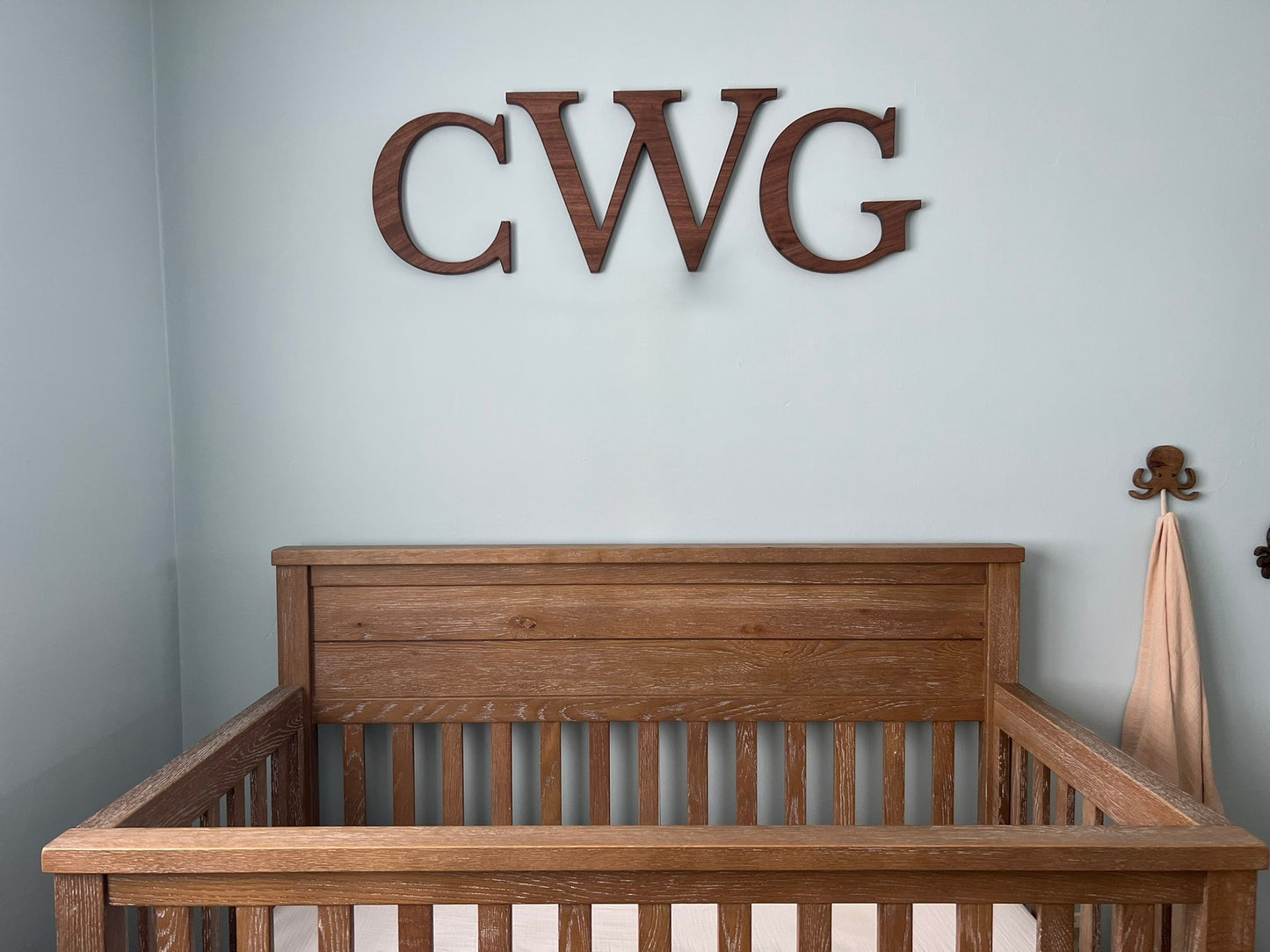 Custom Hardwood Monogram | Personalized Wall Décor